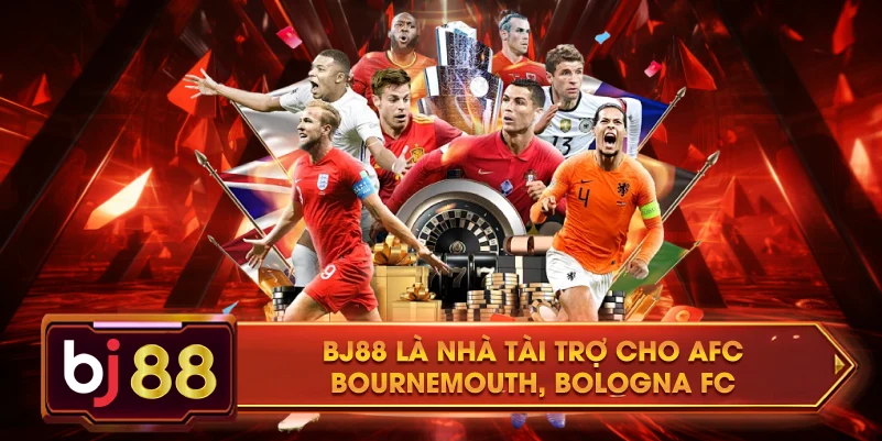 BJ88 hân hạnh là nhà tài trợ áo đấu cho Bournmouth và Bologna